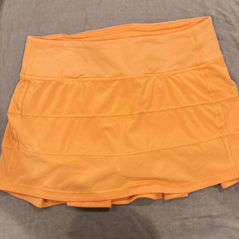 Orange Athletic Skirt lululemon tennis